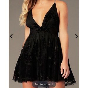 Black homecoming dress